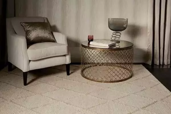diamond cream modern szőnyeg