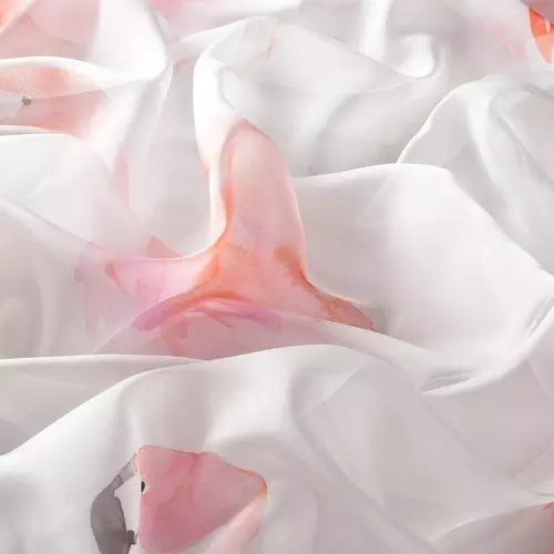 flamingó mintás voile függöny anyag