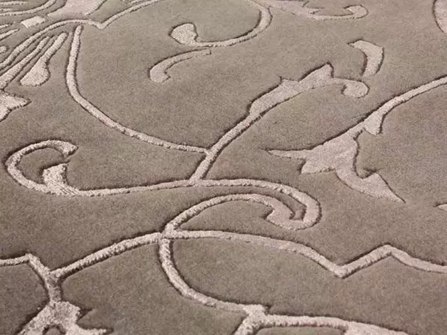 nyomott mintás szőnyeg